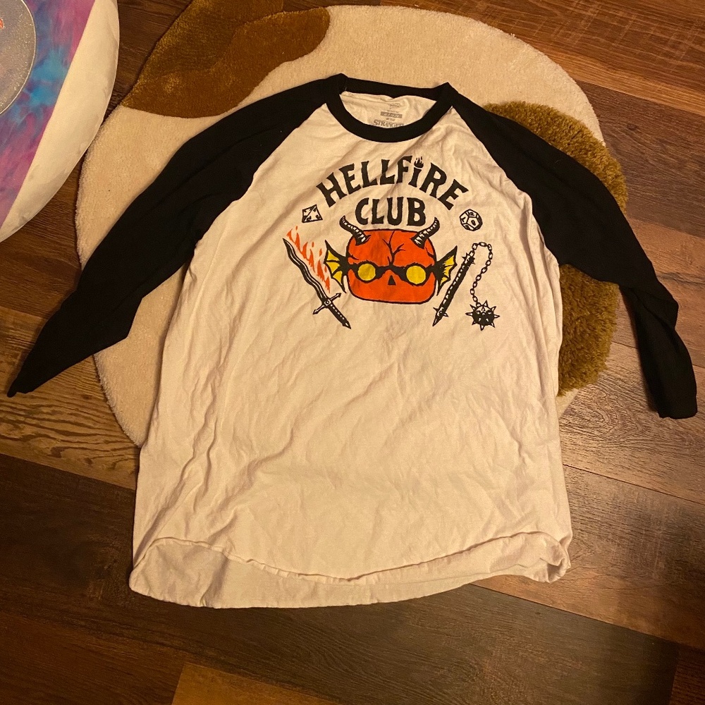 Stranger Things Funko Tee Hellfire Club XL